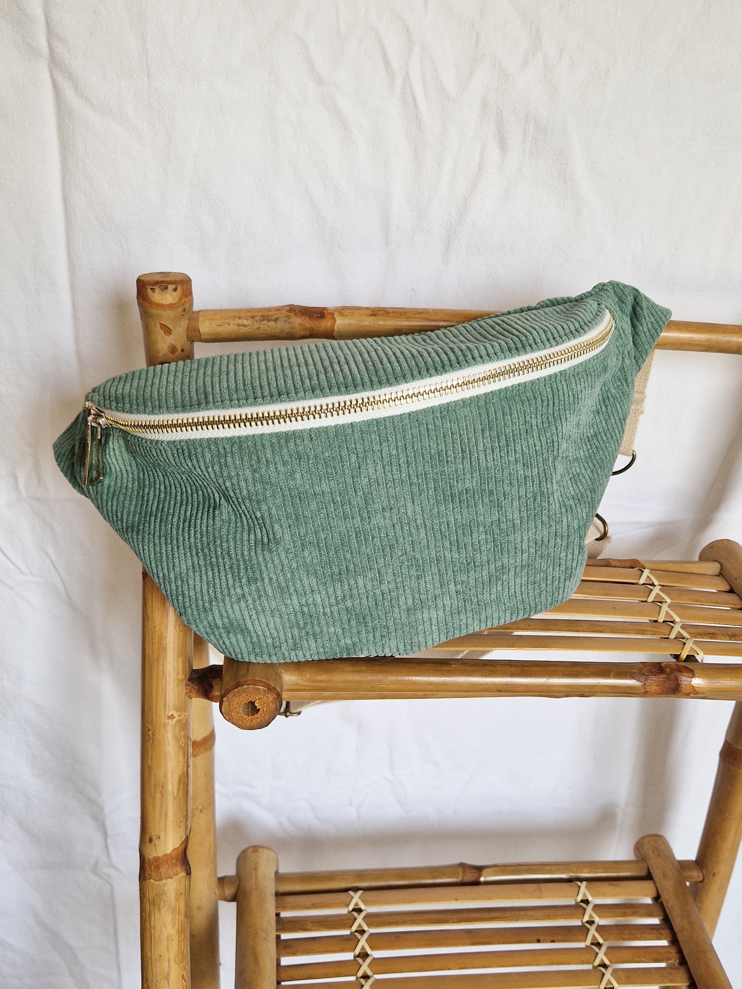 Sac Banane Vert Sauge Taille Medium