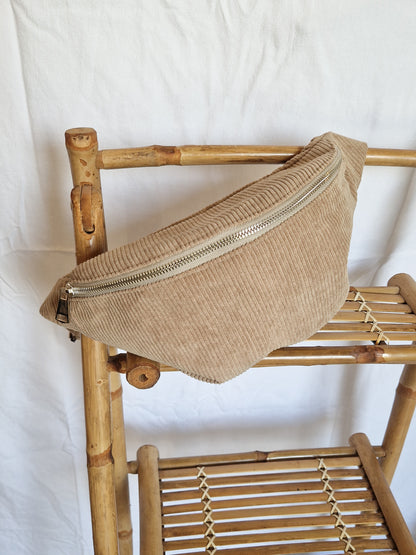 Sac Banane Chamois Taille Medium