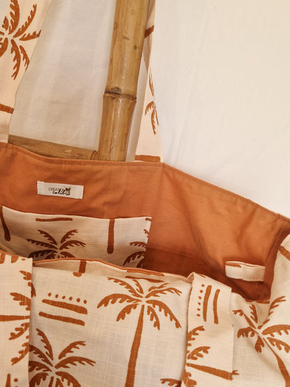 Sac en coton Palmiers