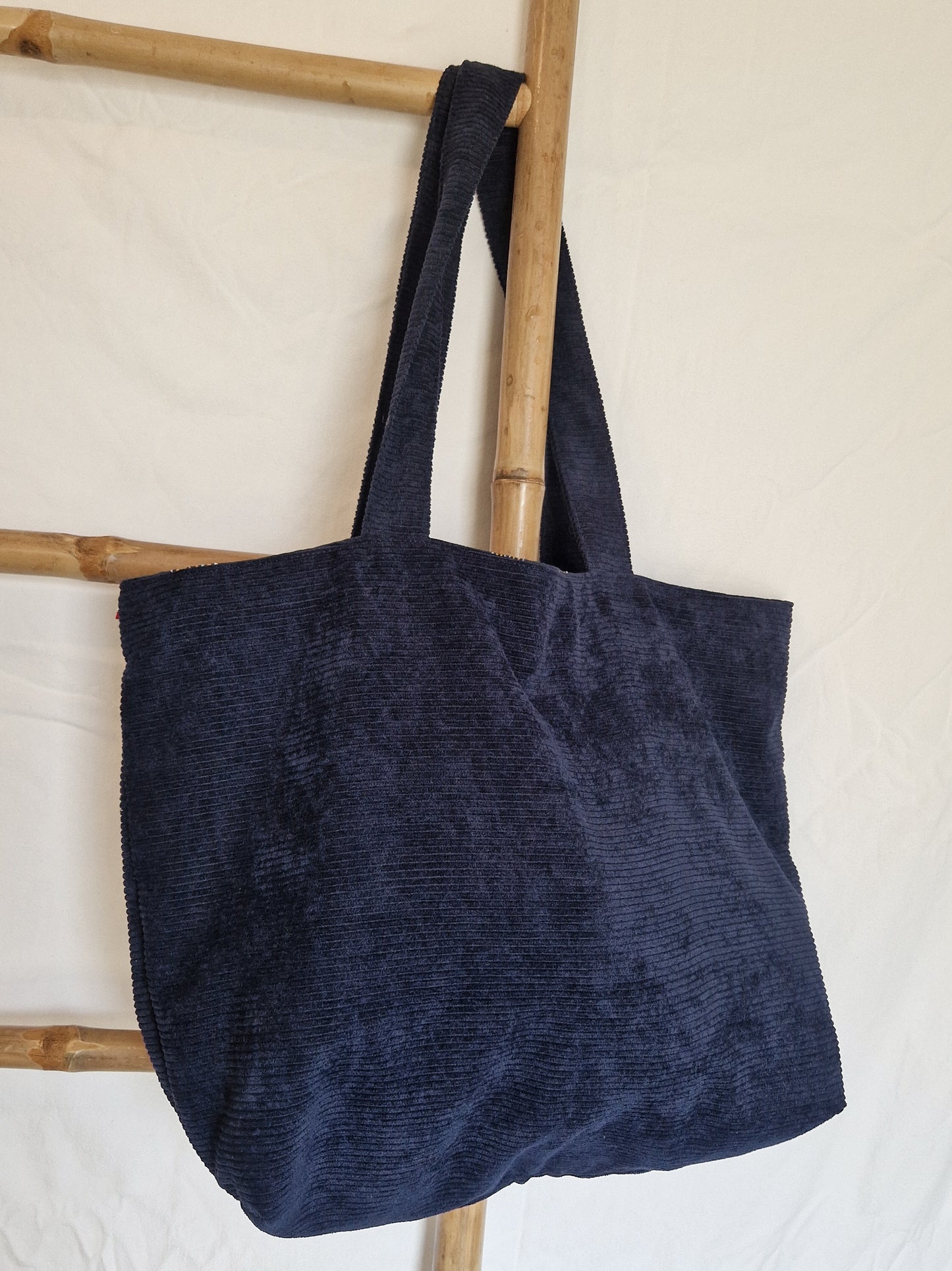 Sac en velours Bleu Marine