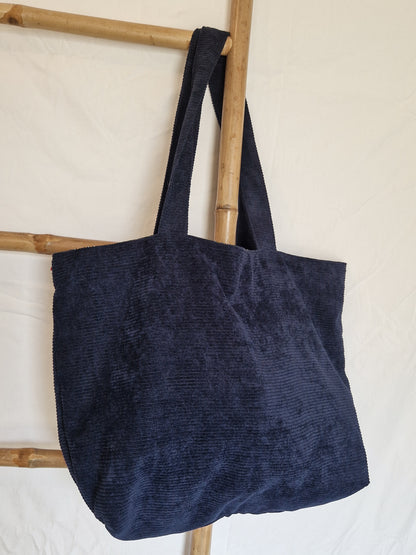 Sac en velours Bleu Marine