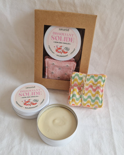 Lot 5 lingettes lavables pour vernis à ongles - Creations Colibri