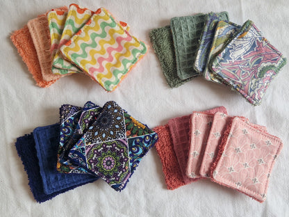 Lot 5 lingettes lavables pour vernis à ongles - Creations Colibri