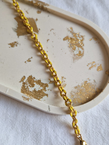 Bracelet de cheville Sarah Jaune