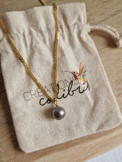 Ras de cou Poe - Perles de Tahiti - Modèle unique