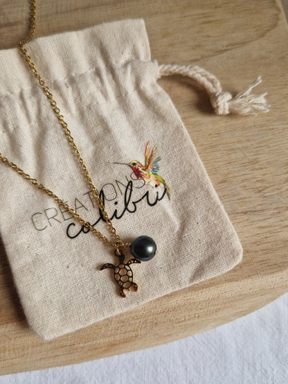 Collier Poe - Perles de Tahiti - Modèle unique