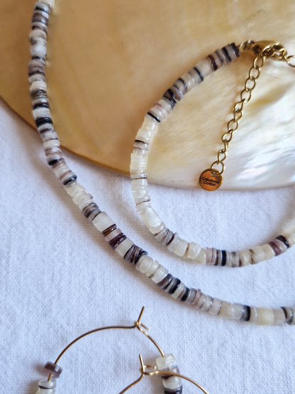 Boucles d'oreilles en coquillage