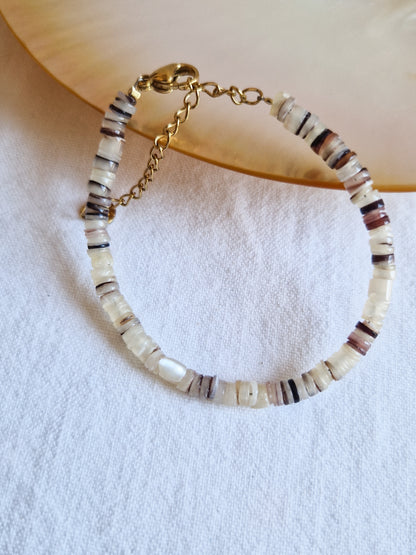 Boucles d'oreilles en coquillage