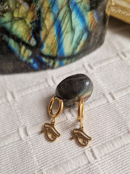 Boucles d'oreilles Oeil d'Horus