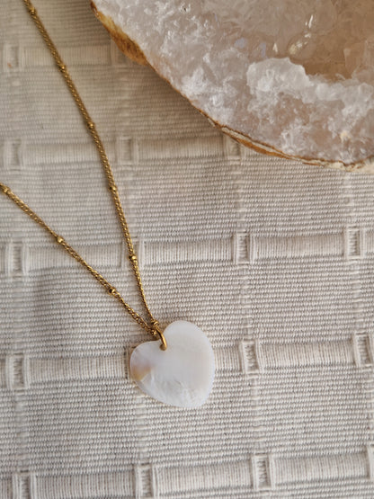 Collier Coeur Nacre
