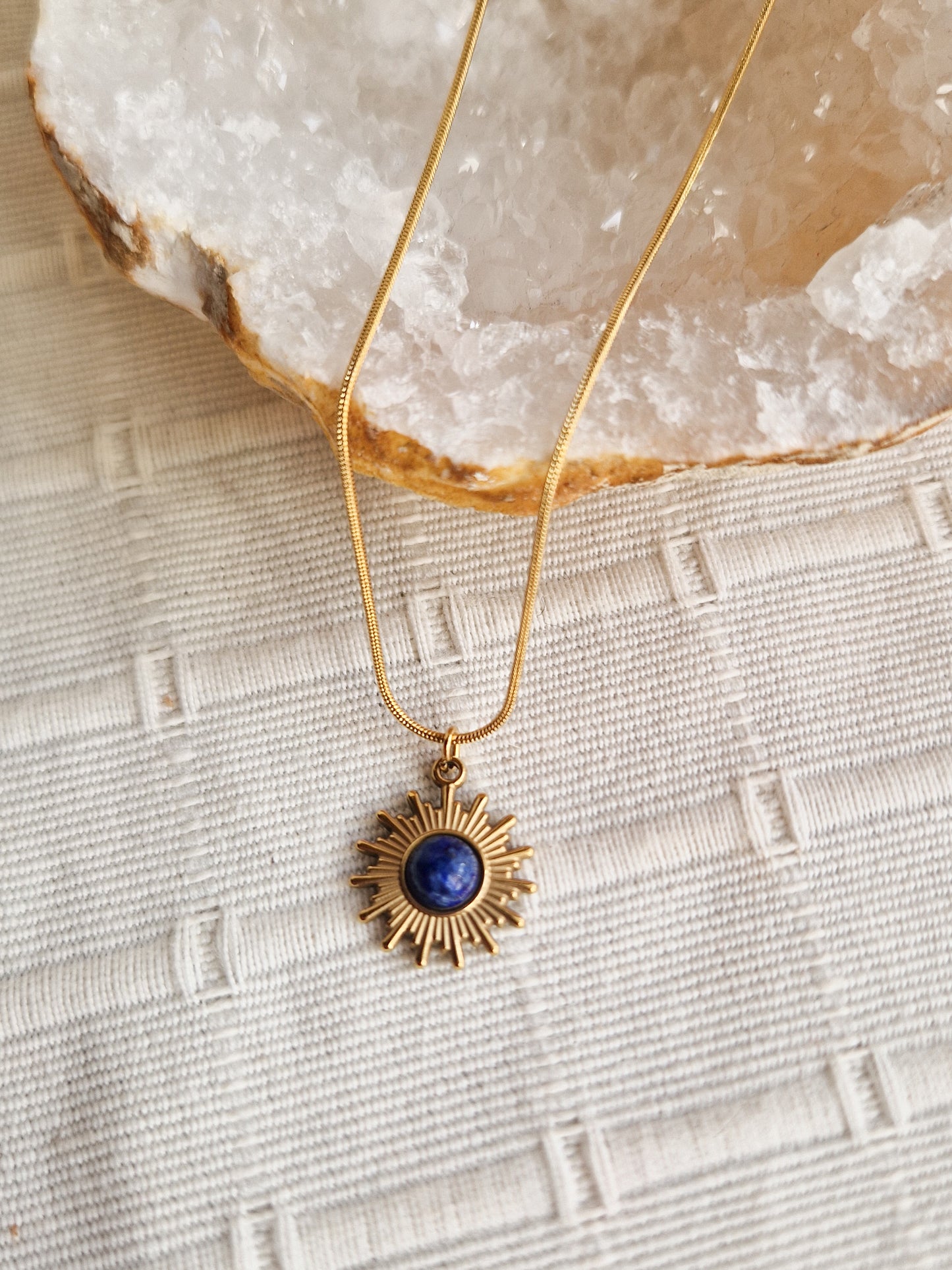 Collier Heol Lapis Lazuli