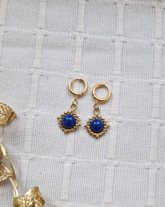 Boucles d'oreilles Ama Lapis Lazuli