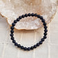 Bracelet lithothérapie - Blue Goldstone