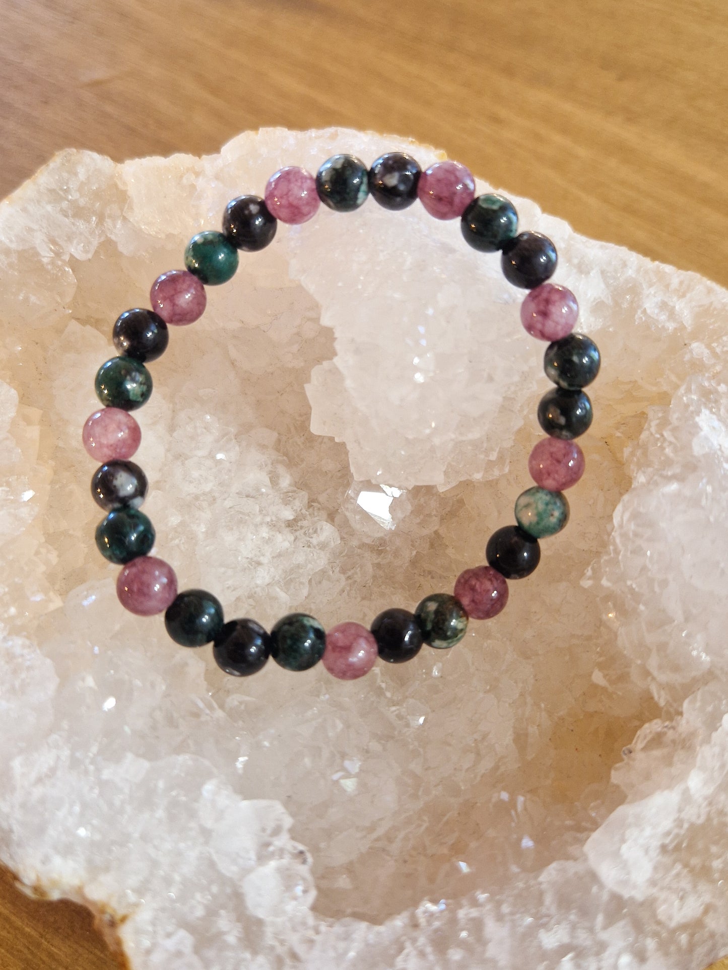 Bracelet lithothérapie - Tourmaline