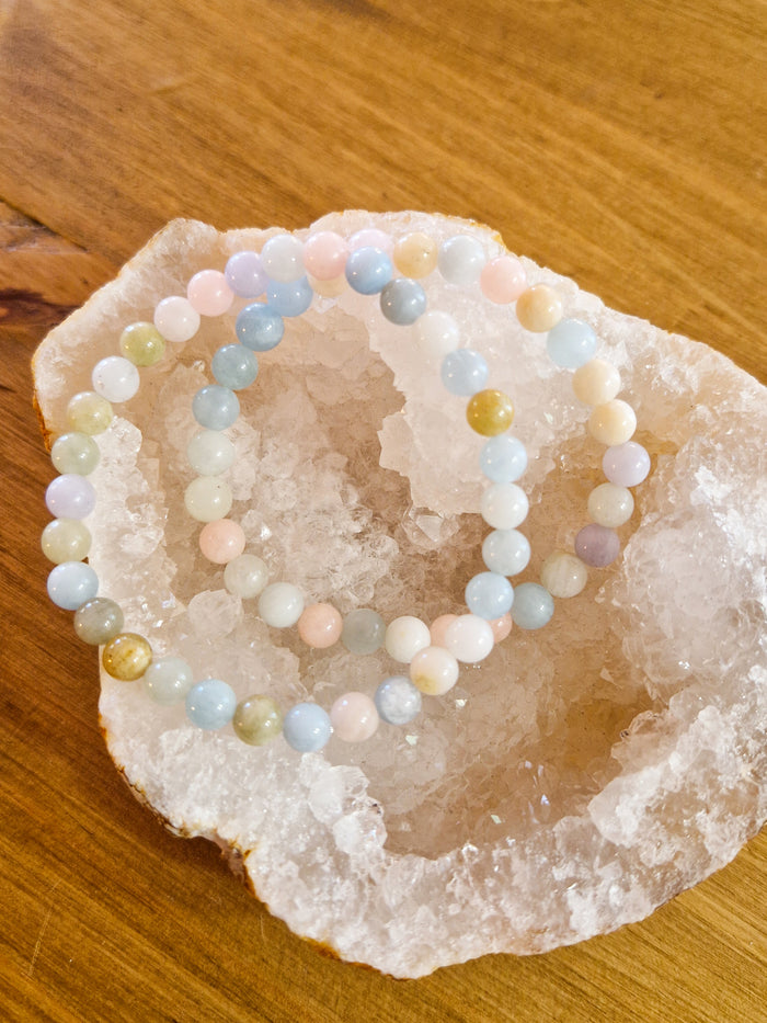 Bracelet lithothérapie - Béryl