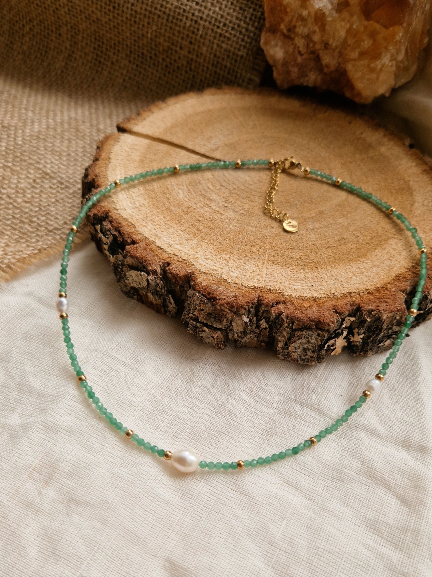 Collier Théodora - Aventurine