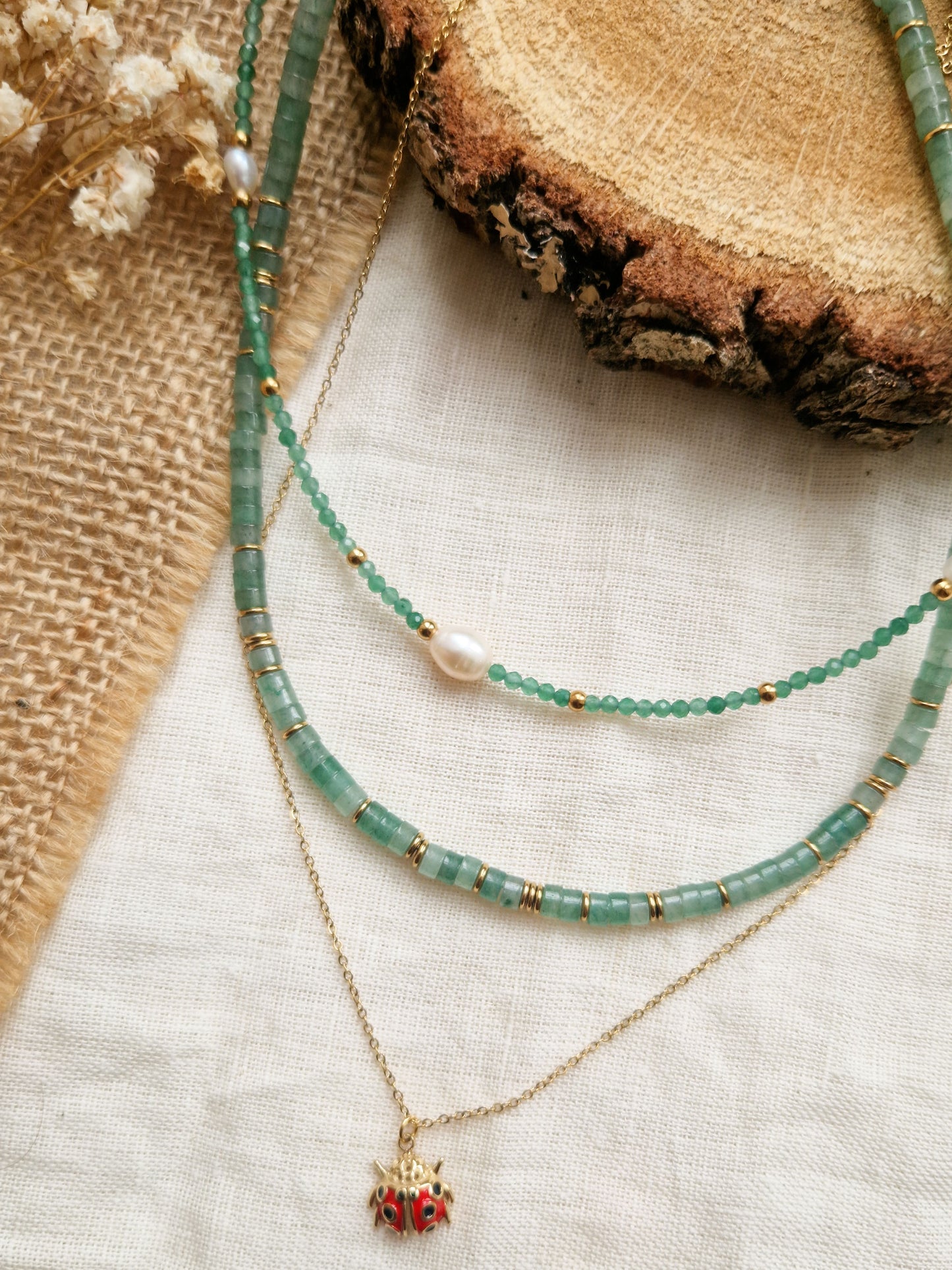 Collier Théodora - Aventurine