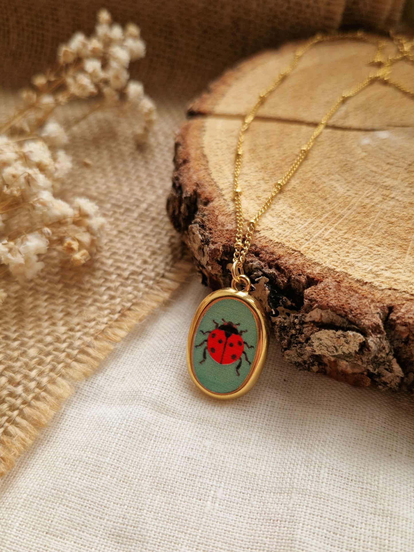 Collier Coccinelle