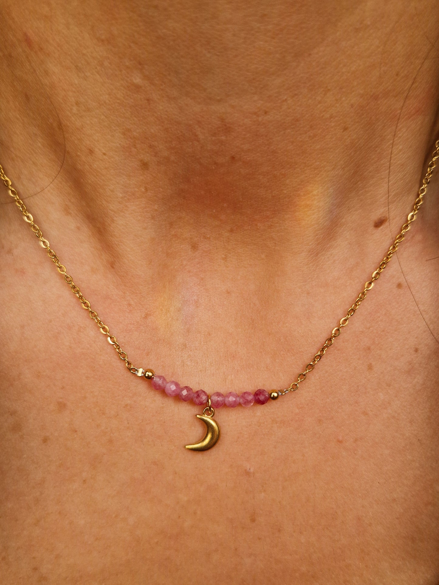 Collier Nala - Lune rose