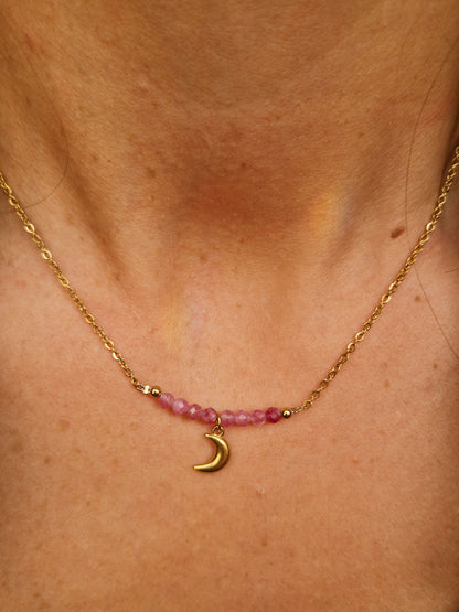 Collier Nala - Lune rose