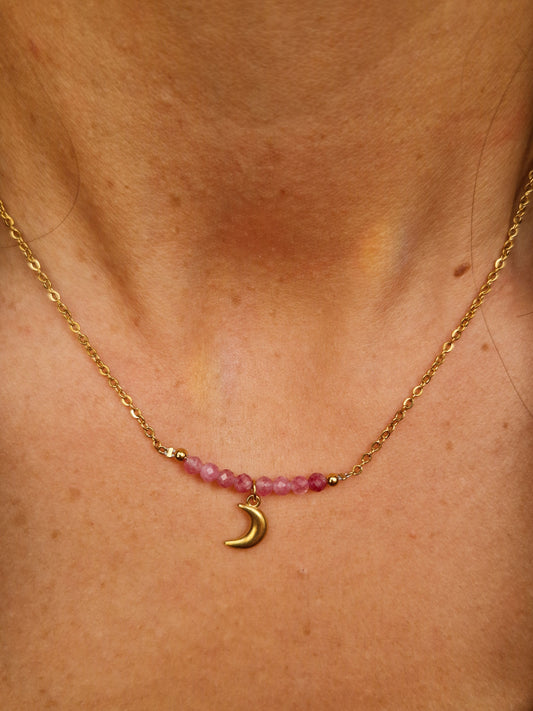 Collier Nala - Lune rose