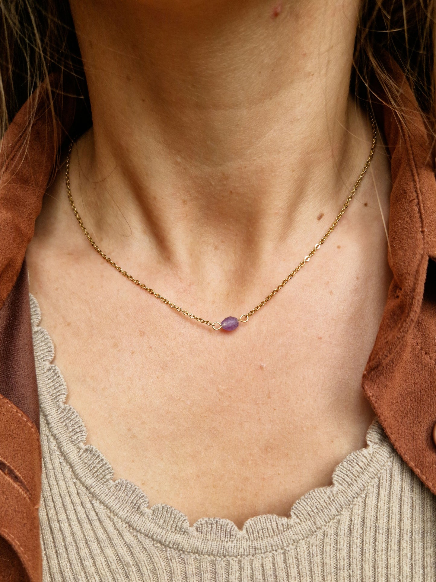 Collier Jane - Améthyste