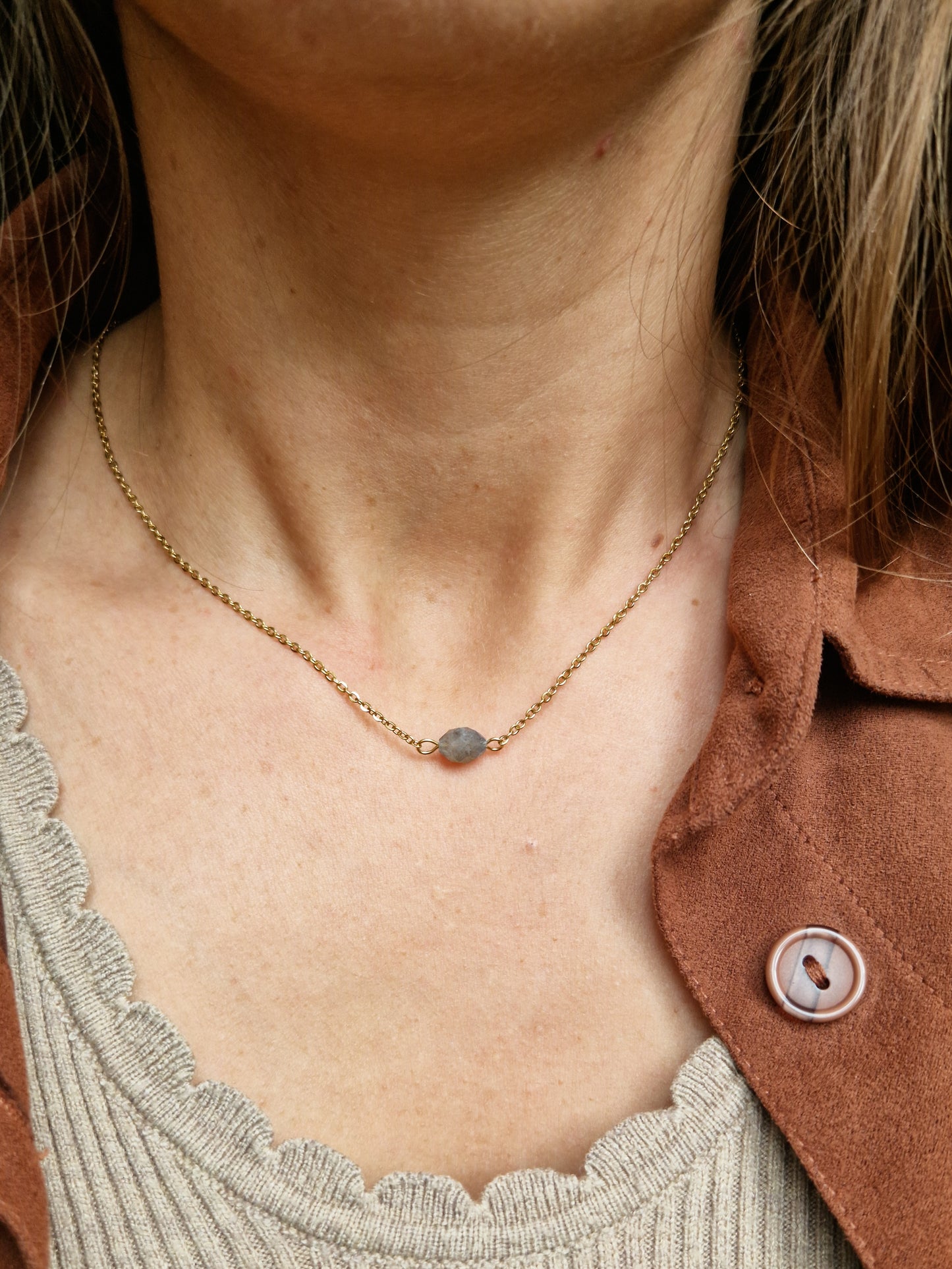 Collier Jane - Labradorite