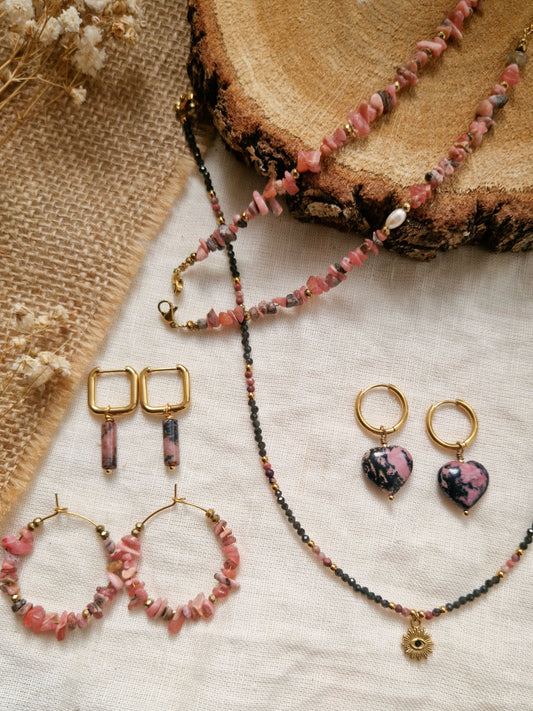 Boucles Rhodonite