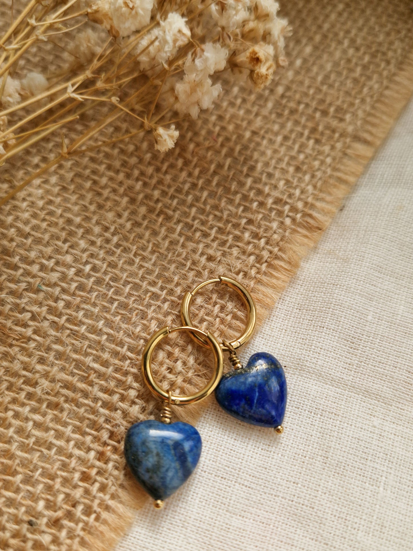 Boucles d'oreilles Romy - Lapis Lazuli