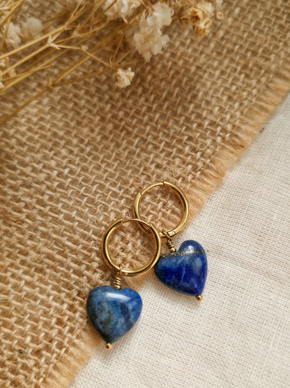 Boucles d'oreilles Romy - Lapis Lazuli