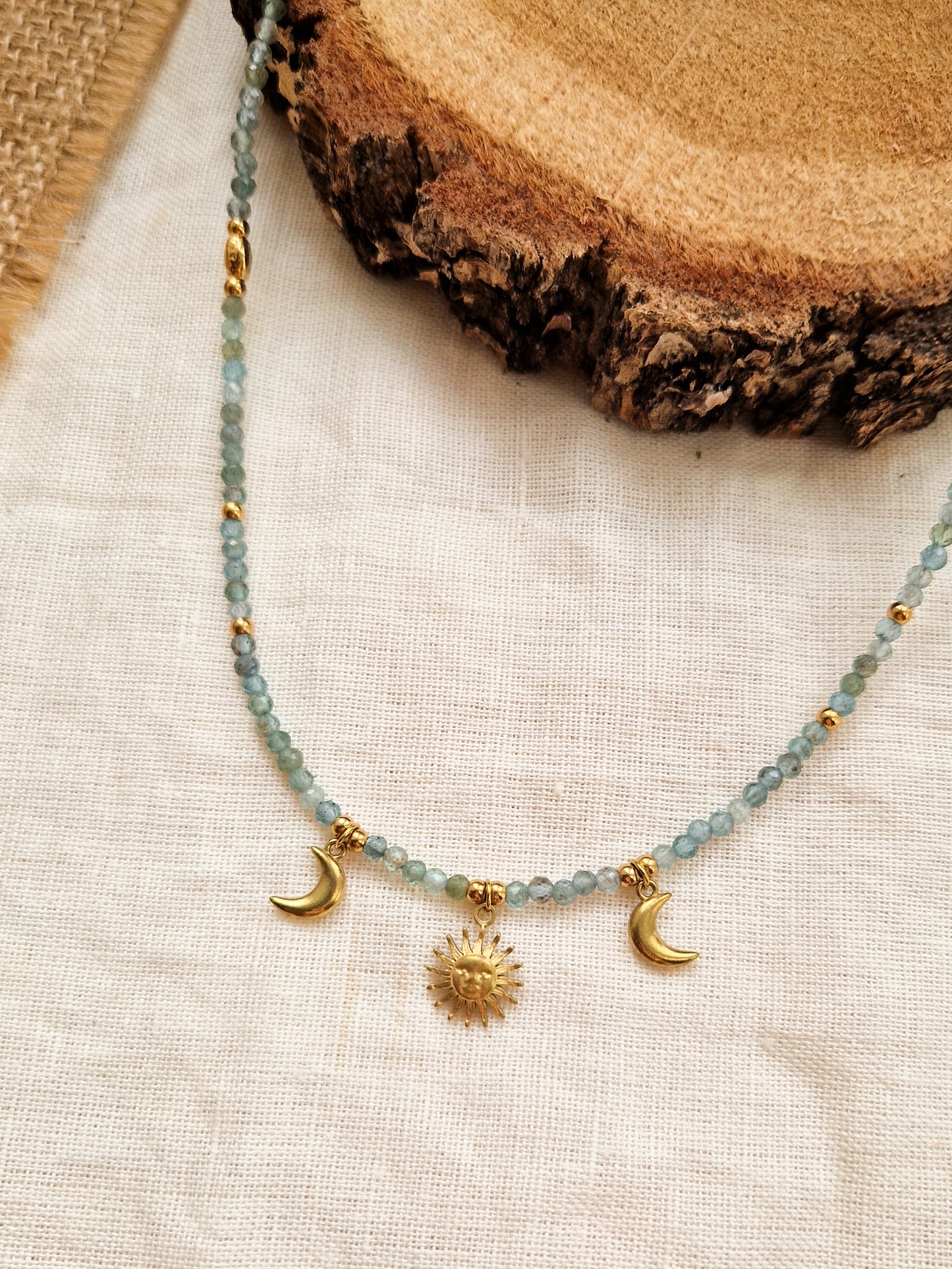 Ras de cou Selena Apatite