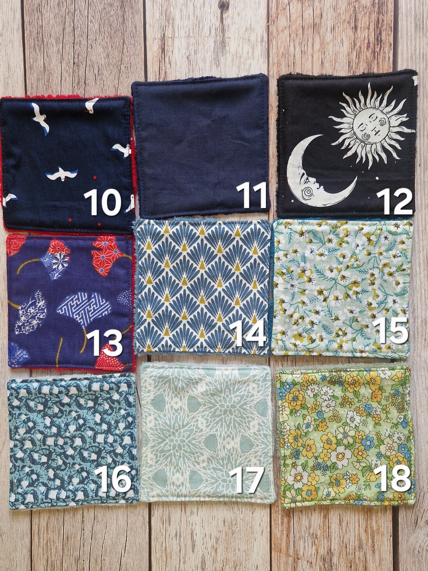 Lingette démaquillante lavable à l’unité