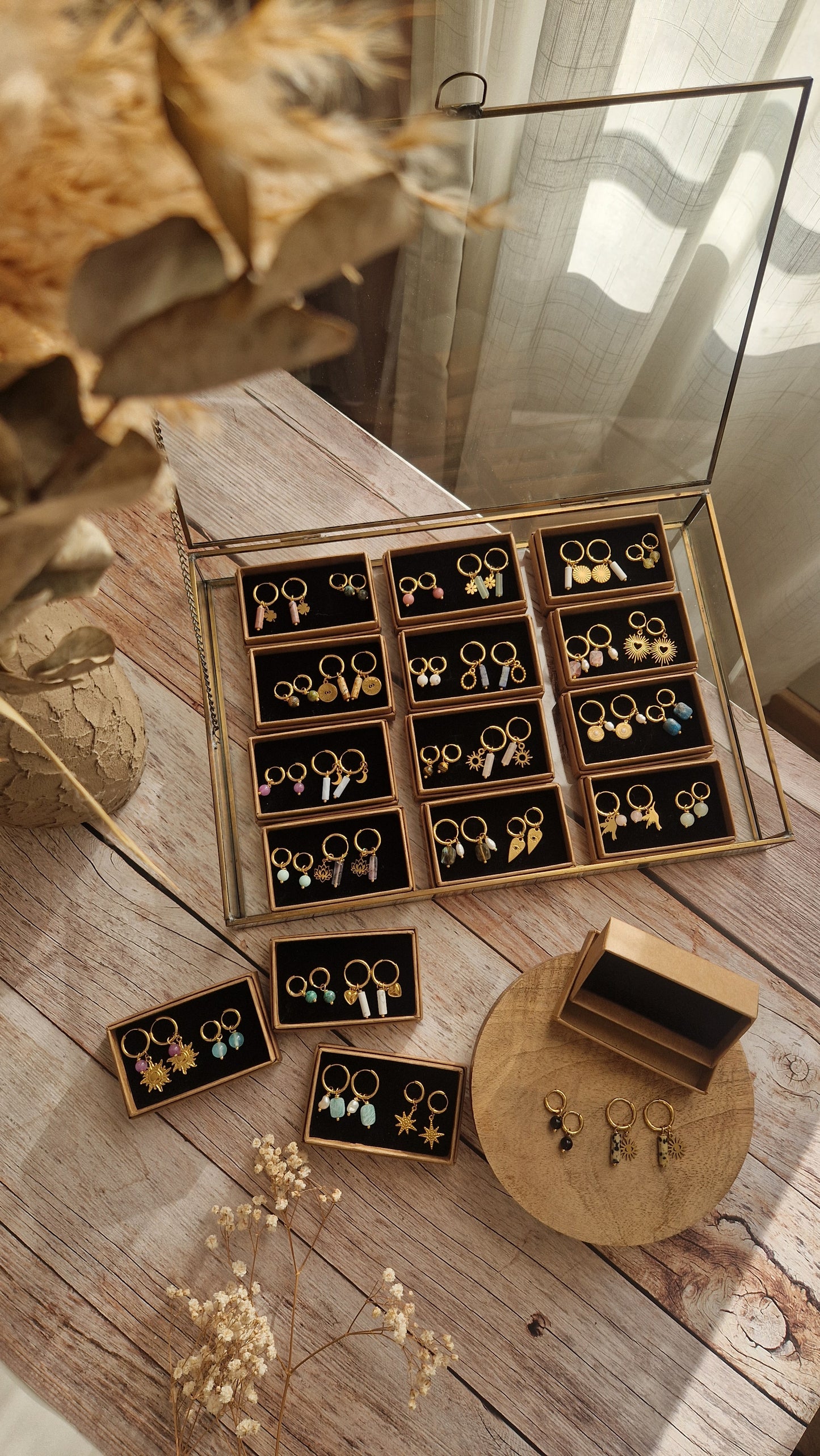 Coffret Boucles d'oreilles- 14 compositions