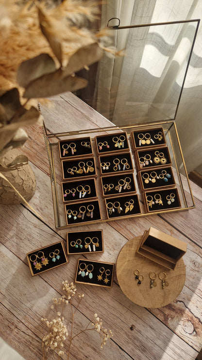 Coffret Boucles d'oreilles- 14 compositions