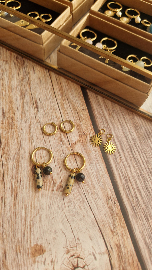 Coffret Boucles d'oreilles- 14 compositions