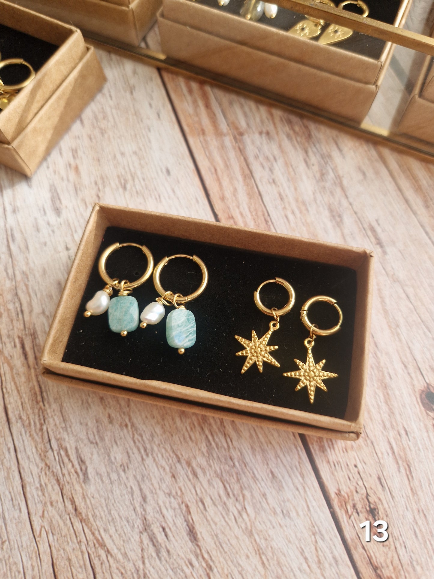 Coffret Boucles d'oreilles- 14 compositions