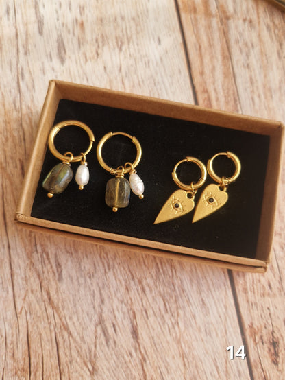 Coffret Boucles d'oreilles- 14 compositions