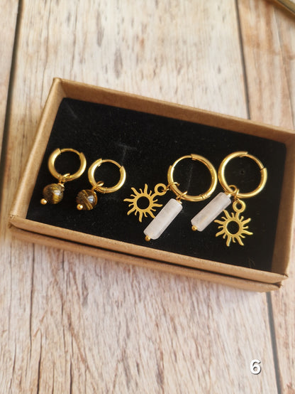 Coffret Boucles d'oreilles- 14 compositions