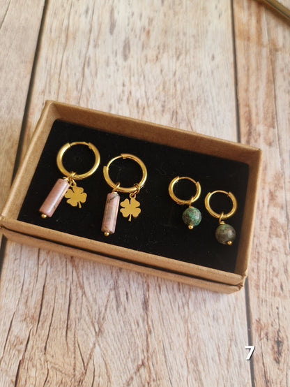 Coffret Boucles d'oreilles- 14 compositions