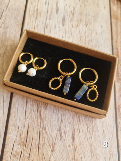 Coffret Boucles d'oreilles- 14 compositions