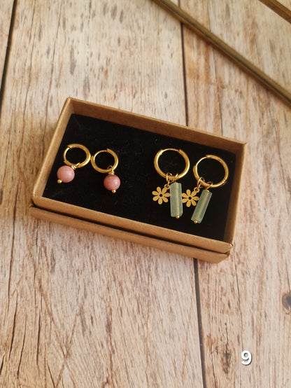 Coffret Boucles d'oreilles- 14 compositions