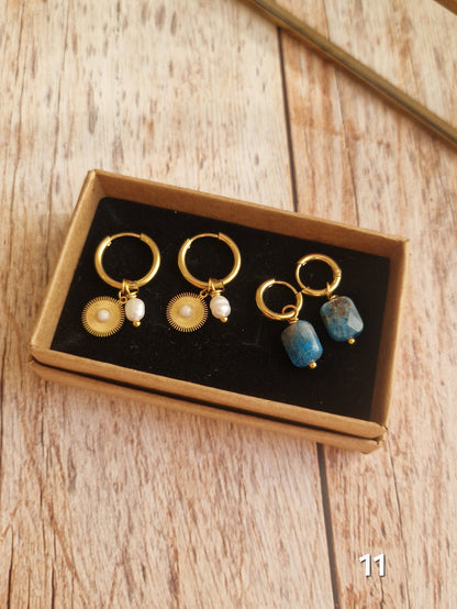 Coffret Boucles d'oreilles- 14 compositions