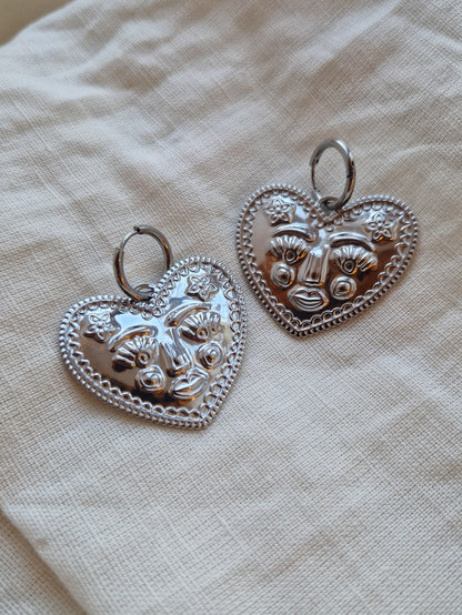 Boucles d'oreilles Espérance Argent