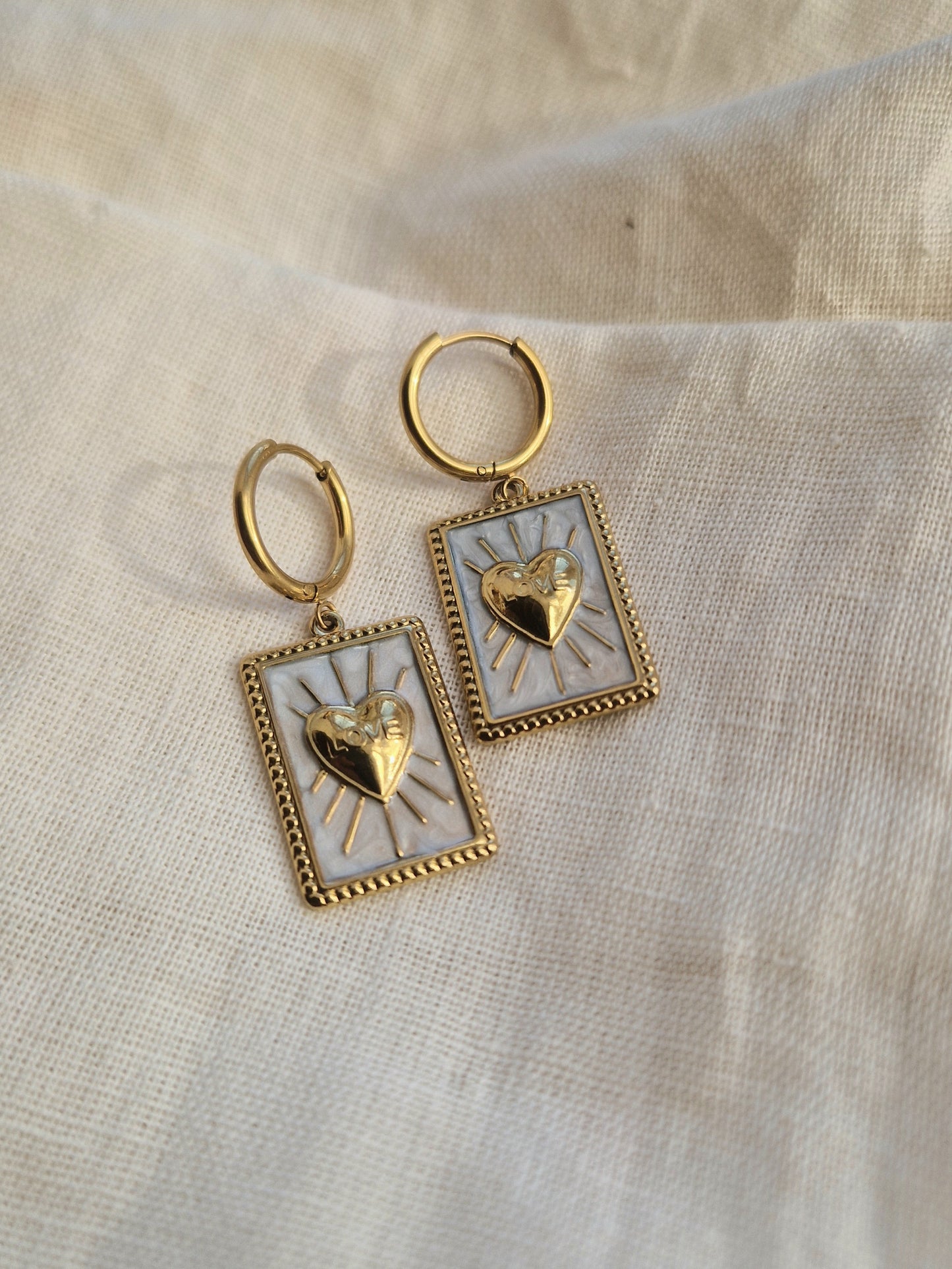 Boucles d'oreilles Love