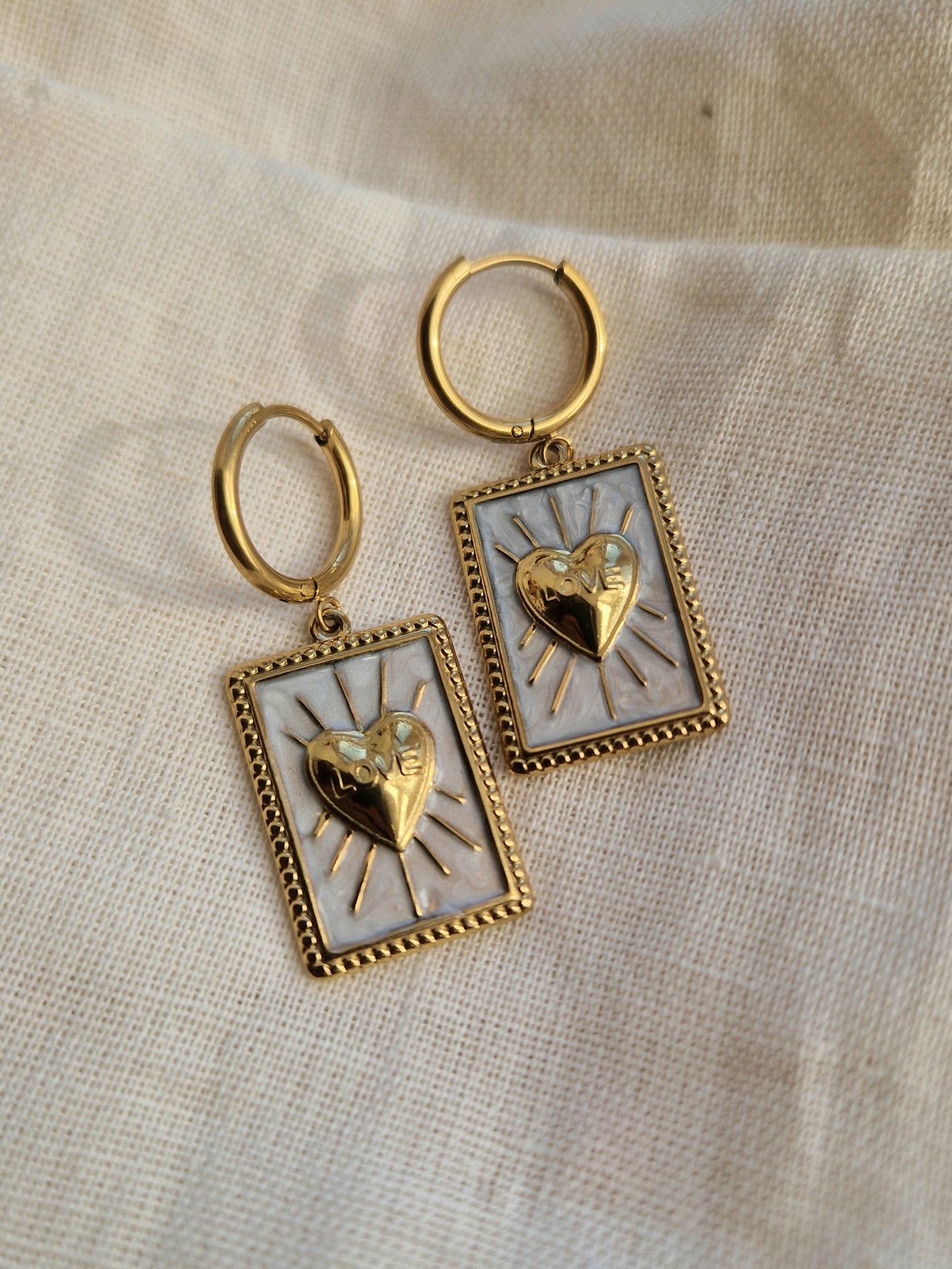 Boucles d'oreilles Love