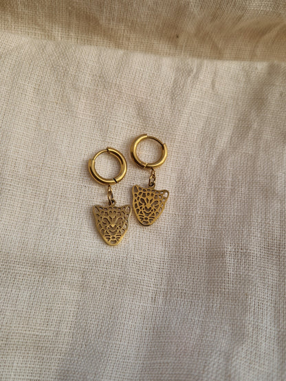 Boucles d'oreilles Panthère