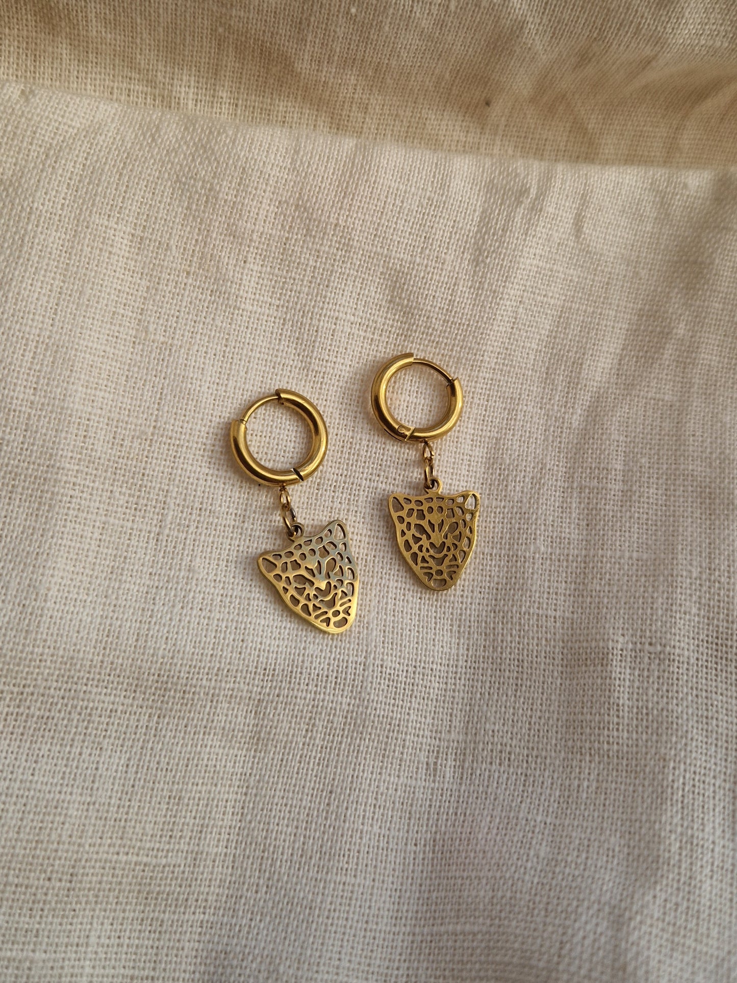 Boucles d'oreilles Panthère