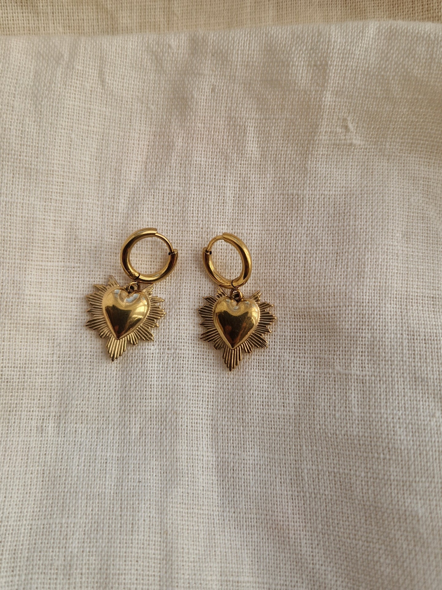 Boucles d'oreilles Lys