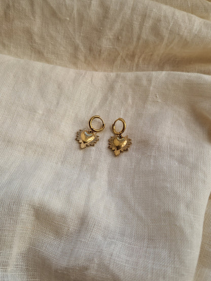 Boucles d'oreilles Lys