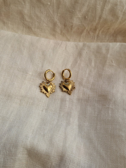 Boucles d'oreilles Lys